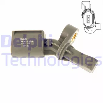 Capteur, vitesse de roue DELPHI SS21275-12B1