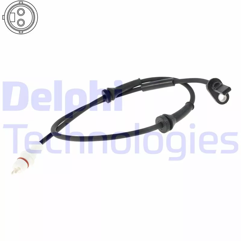 Capteur, vitesse de roue DELPHI SS21296-12B1