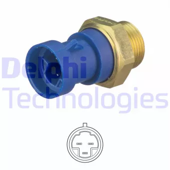 Interrupteur de température, ventilateur de radiateur DELPHI TS10513