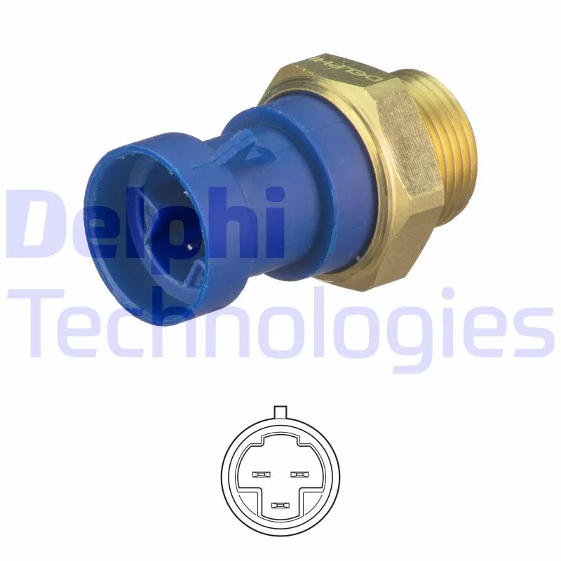 Interrupteur de température, ventilateur de radiateur DELPHI TS10513