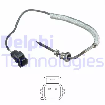 Capteur, température des gaz DELPHI TS30108
