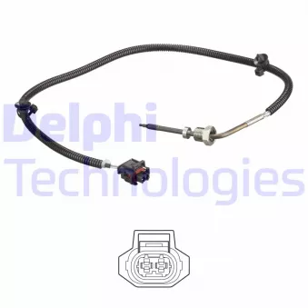 Capteur, température des gaz DELPHI