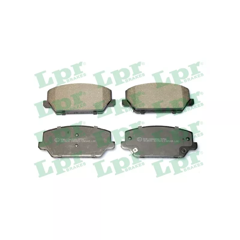 Jeu de 4 plaquettes de frein avant LPR 05P2165