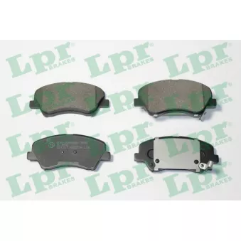 Jeu de 4 plaquettes de frein avant LPR 05P2206