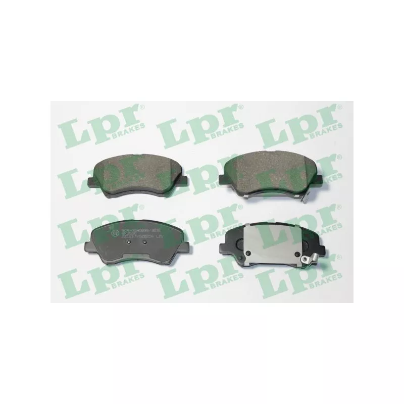 Jeu de 4 plaquettes de frein avant LPR 05P2206
