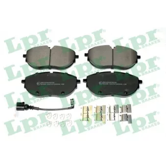 Jeu de 4 plaquettes de frein avant LPR 05P2253AK