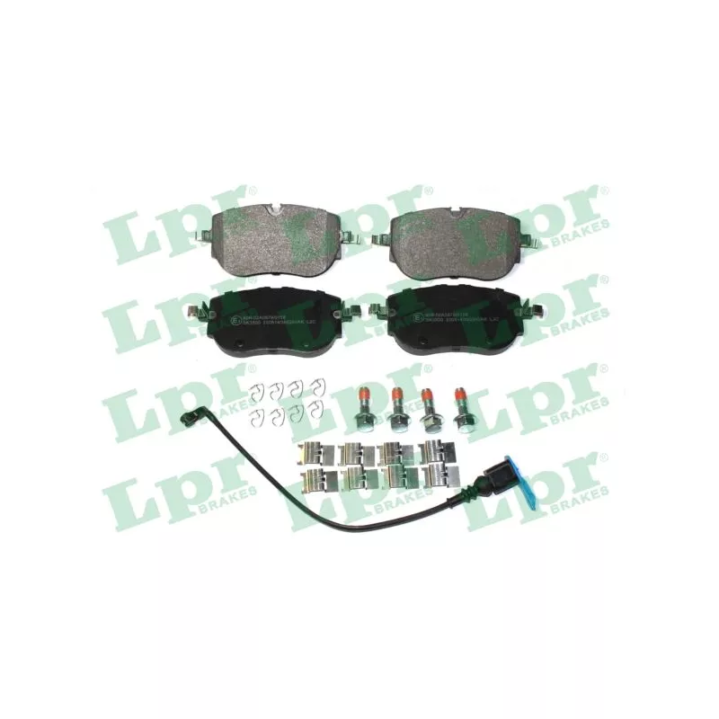Jeu de 4 plaquettes de frein avant LPR 05P2260AK