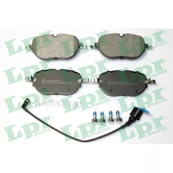 Jeu de 4 plaquettes de frein avant LPR