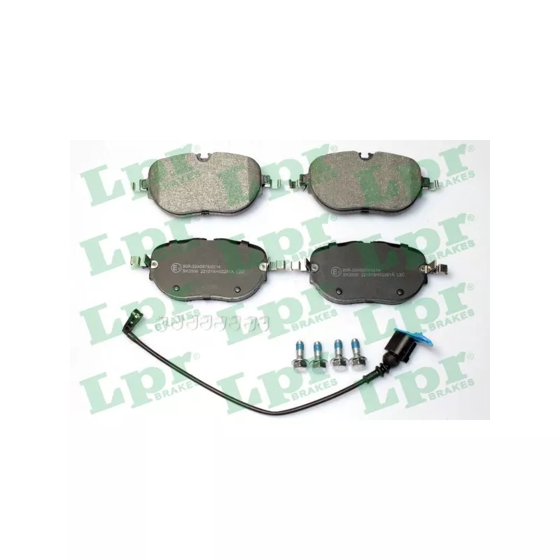 Jeu de 4 plaquettes de frein avant LPR 05P2261A