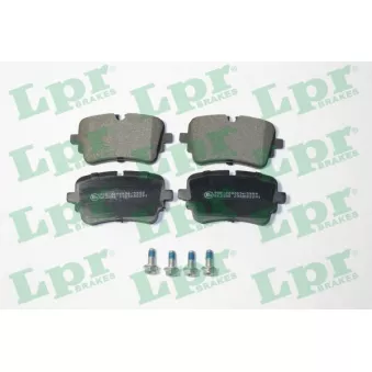 Jeu de 4 plaquettes de frein arrière LPR