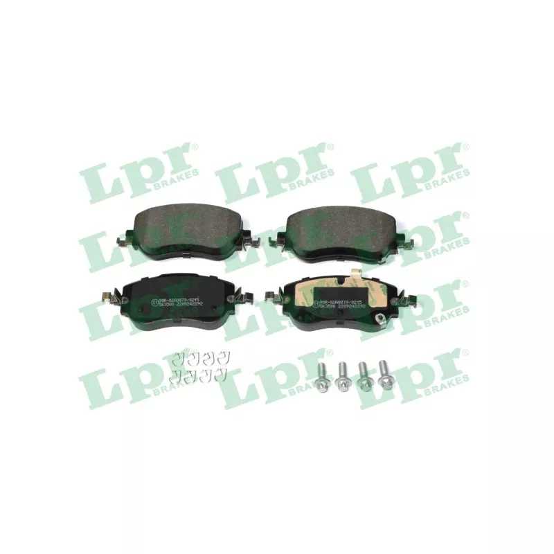 Jeu de 4 plaquettes de frein avant LPR 05P2292