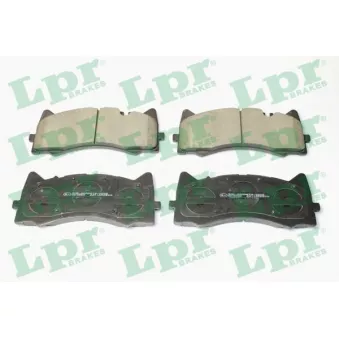 Jeu de 4 plaquettes de frein avant LPR 05P2299