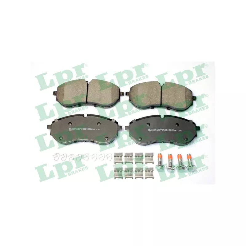 Jeu de 4 plaquettes de frein avant LPR 05P2308K