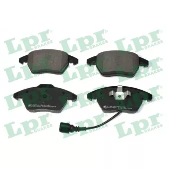 Jeu de 4 plaquettes de frein avant LPR