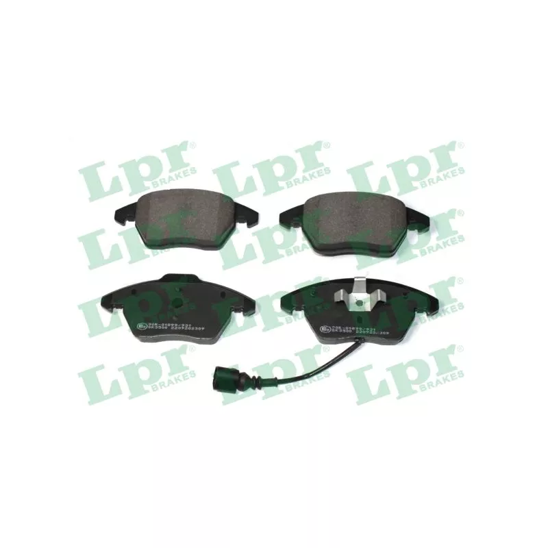 Jeu de 4 plaquettes de frein avant LPR 05P2309