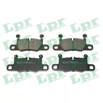 Jeu de 4 plaquettes de frein arrière LPR 05P2316