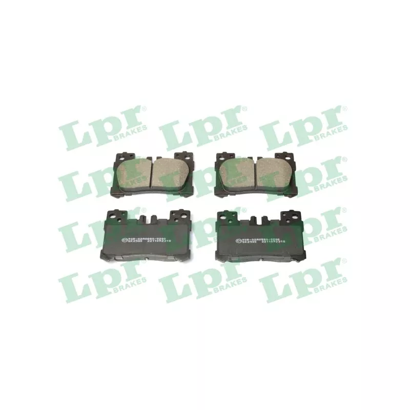 Jeu de 4 plaquettes de frein arrière LPR 05P2318