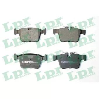 Jeu de 4 plaquettes de frein arrière LPR