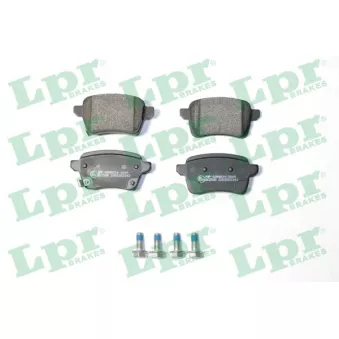 Jeu de 4 plaquettes de frein arrière LPR 05P2343
