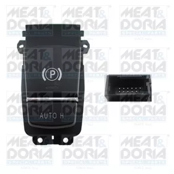 Interrupteur, commande de frein de stationnement MEAT & DORIA 206003