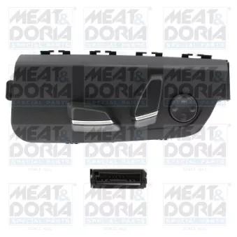 Bouton, ajustage du dossier avant gauche MEAT & DORIA 206221