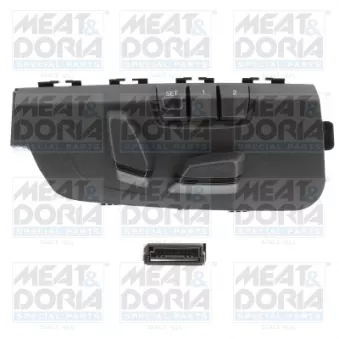 Bouton, ajustage du dossier avant droit MEAT & DORIA 206228
