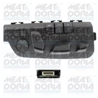 Bouton, ajustage du dossier avant droit MEAT & DORIA 206234