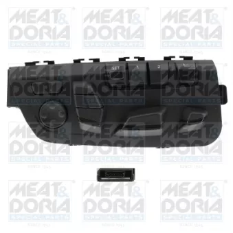 Bouton, ajustage du dossier avant droit MEAT & DORIA 206236