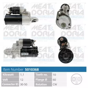 Démarreur MEAT & DORIA 5010368