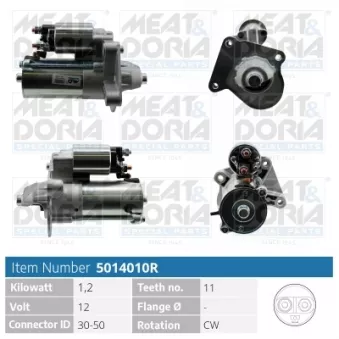Démarreur MEAT & DORIA 5014010R