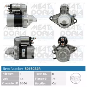 Démarreur MEAT & DORIA 5015032R