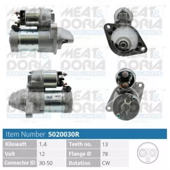 Démarreur MEAT & DORIA 5020030R