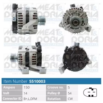Alternateur MEAT & DORIA 5510003