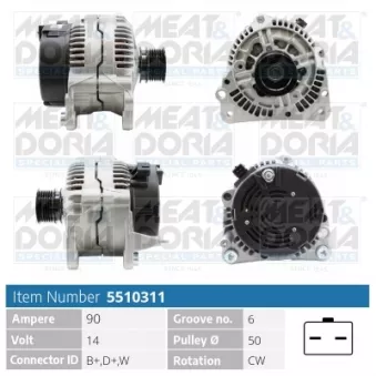 Alternateur MEAT & DORIA 5510311