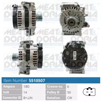 Alternateur MEAT & DORIA 5510507