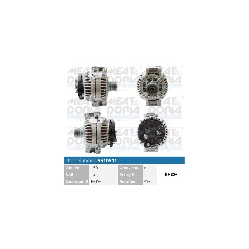 Alternateur MEAT & DORIA 5510511