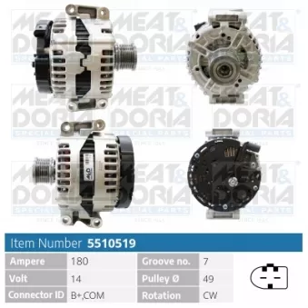 Alternateur MEAT & DORIA 5510519