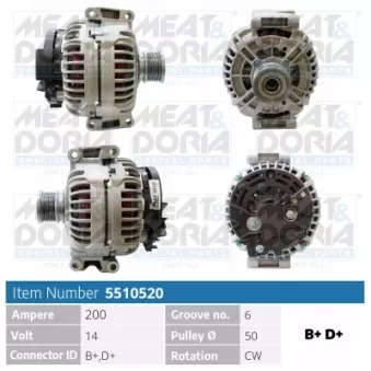 Alternateur MEAT & DORIA 5510520