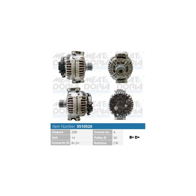 Alternateur MEAT & DORIA 5510520