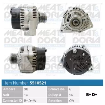 Alternateur MEAT & DORIA 5510521