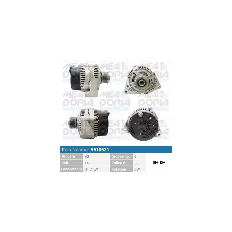 Alternateur MEAT & DORIA 5510521