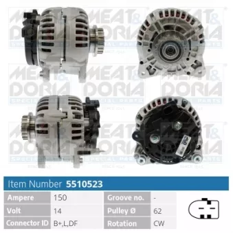 Alternateur MEAT & DORIA 5510523