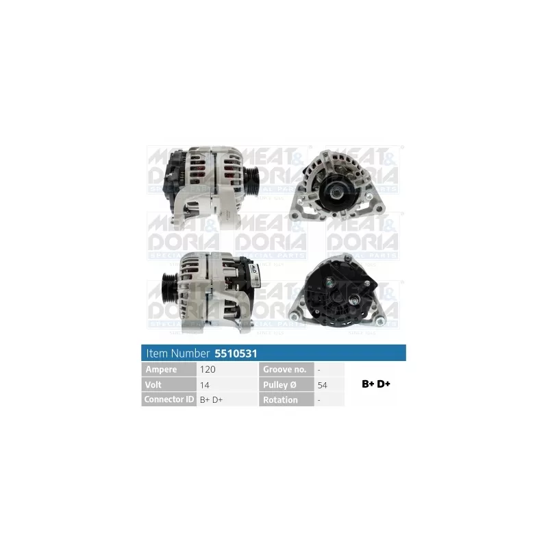 Alternateur MEAT & DORIA 5510531