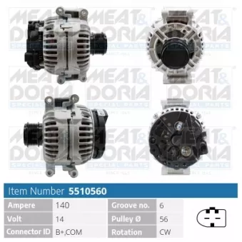 Alternateur MEAT & DORIA 5510560