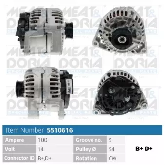 Alternateur MEAT & DORIA 5510616