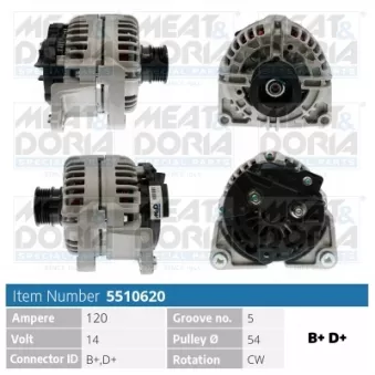 Alternateur MEAT & DORIA 5510620