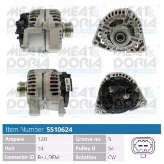 Alternateur MEAT & DORIA 5510624