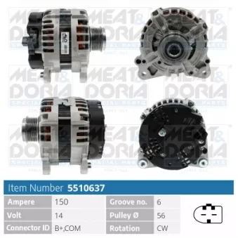 Alternateur MEAT & DORIA 5510637