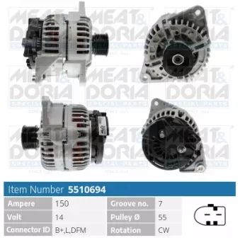Alternateur MEAT & DORIA 5510694
