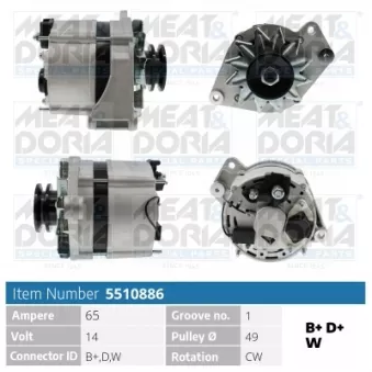 Alternateur MEAT & DORIA 5510886